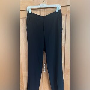 Vince Midnight Blue Silk-Like Trousers Small